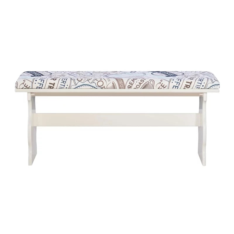 White Wood Corner Dining Set Z1882