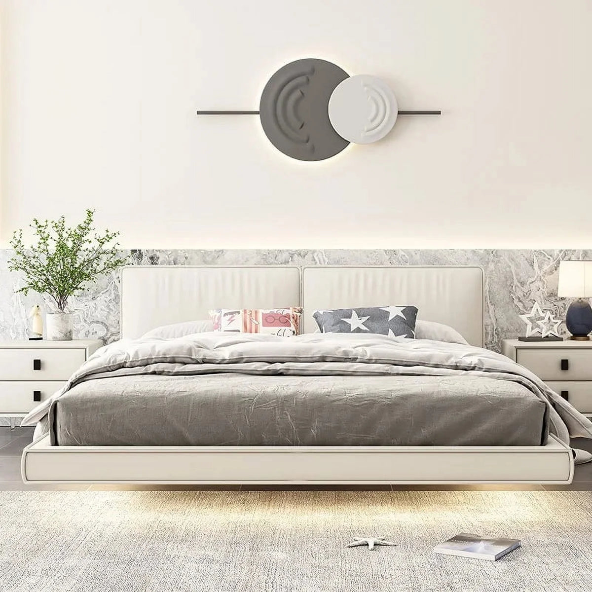 Leather Queen Bed Frame E162