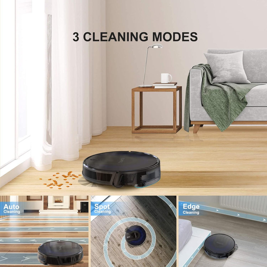 Robot Vacuum and Mop Cleaner with Auto Dirt Disposal, 3200Pa Suction T32269