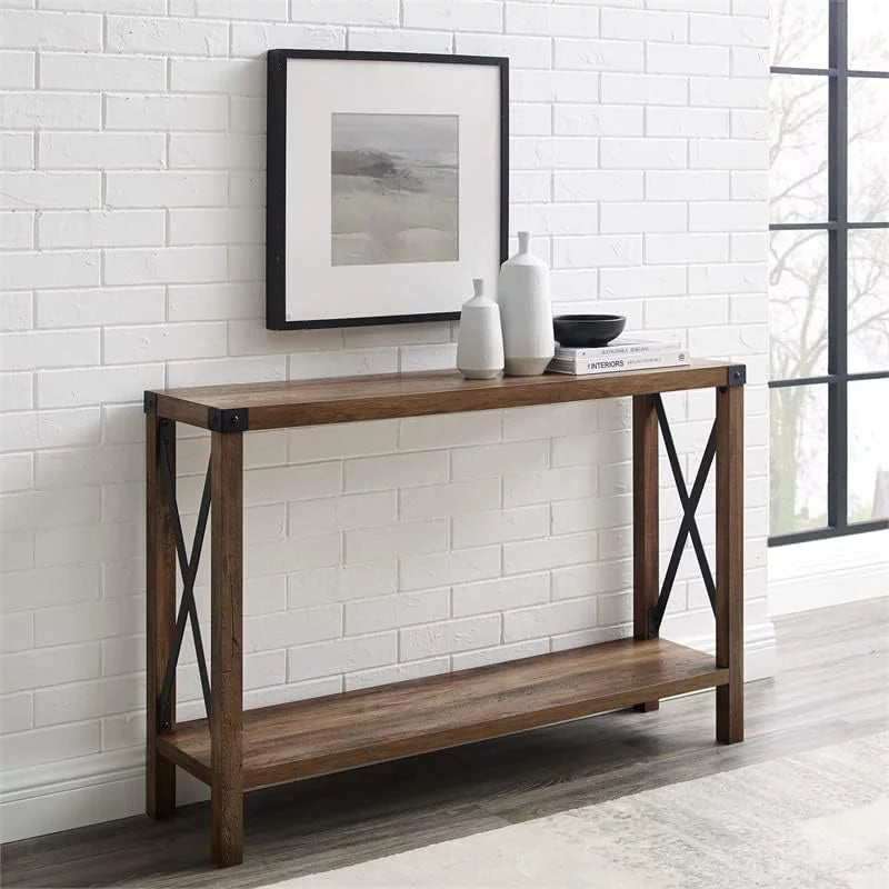 Rustic Oak Entry Table W249548