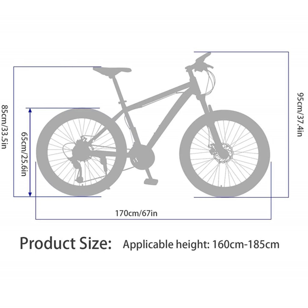 Yellow 21-Speed 26-inch Mountain Bike X511783