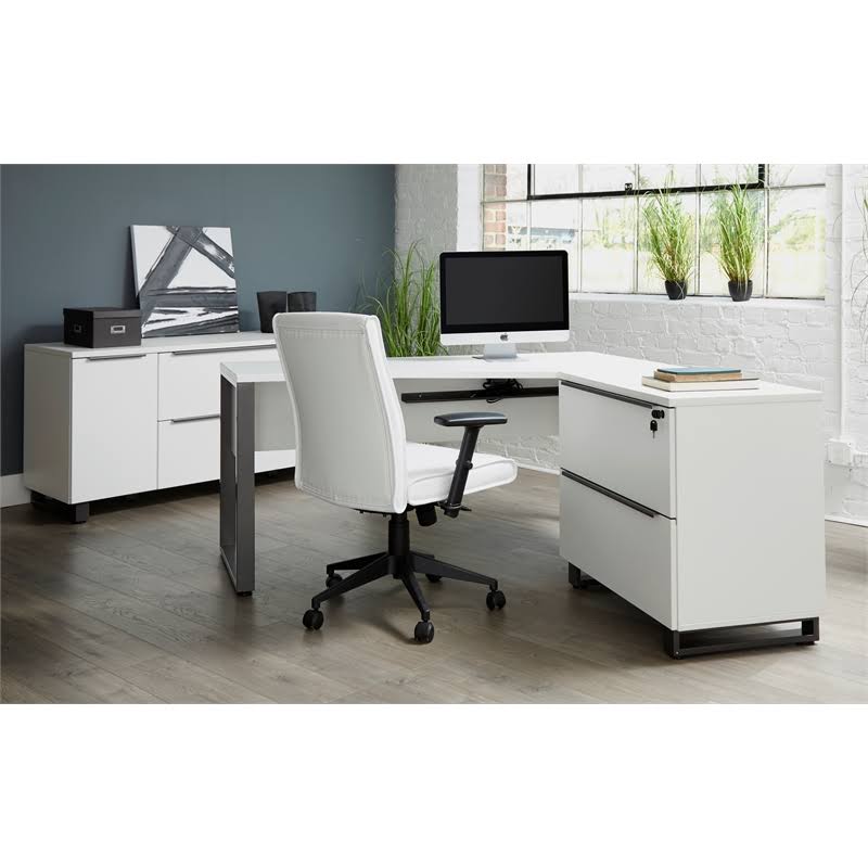 White Lateral File Cabinet Q3938