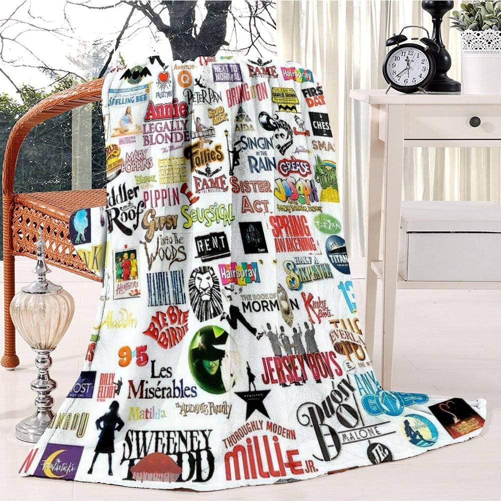 Fleece Blanket Soft Plush Throw 59x78.7 Q83501