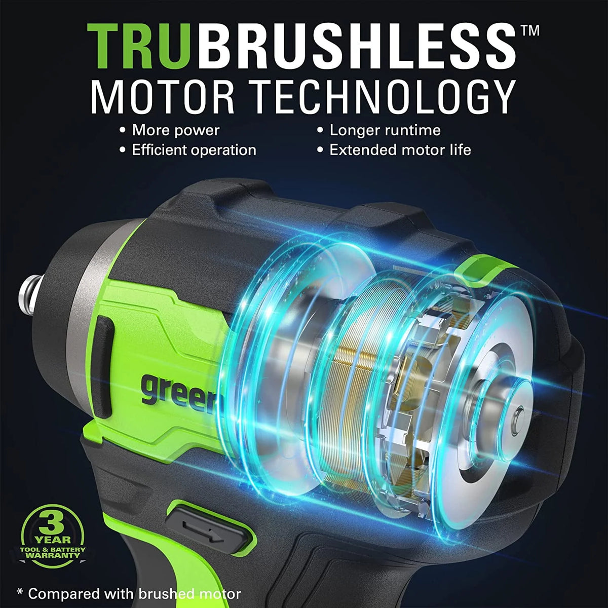 24V Brushless Cordless Impact Wrench R606102