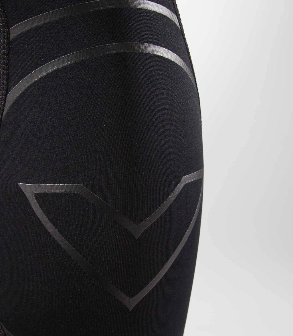 Black/Silver Compression Spats R222