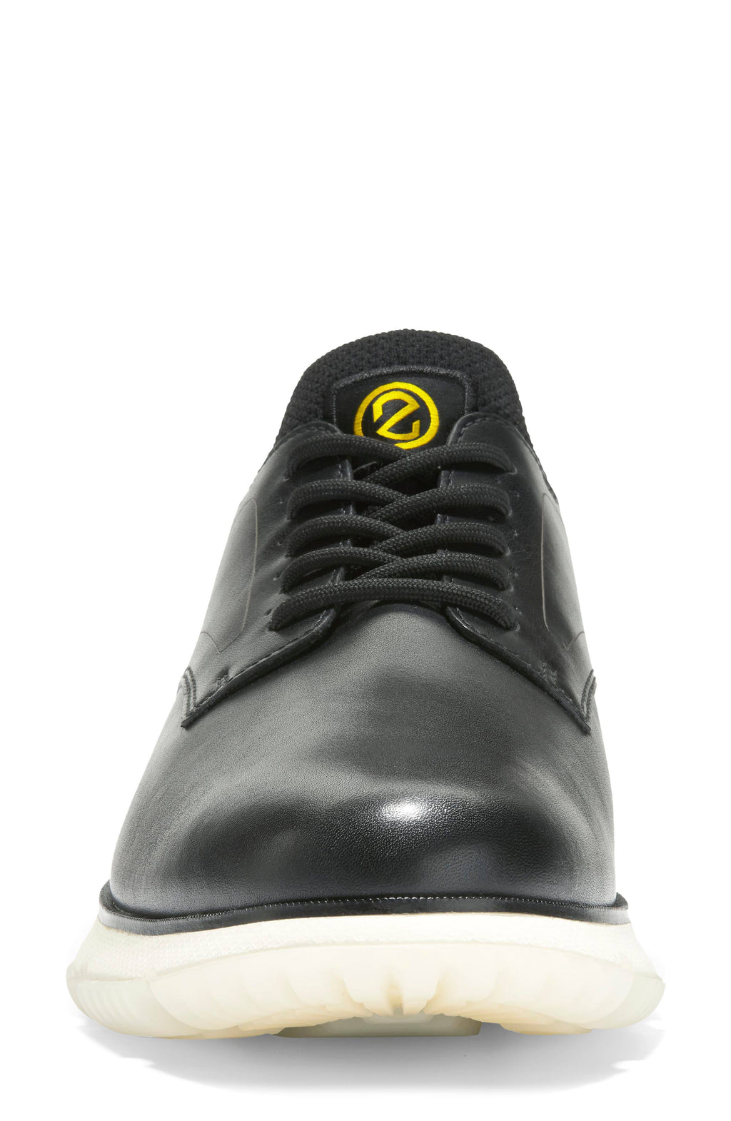 Black Plain Toe Derby Shoes L903