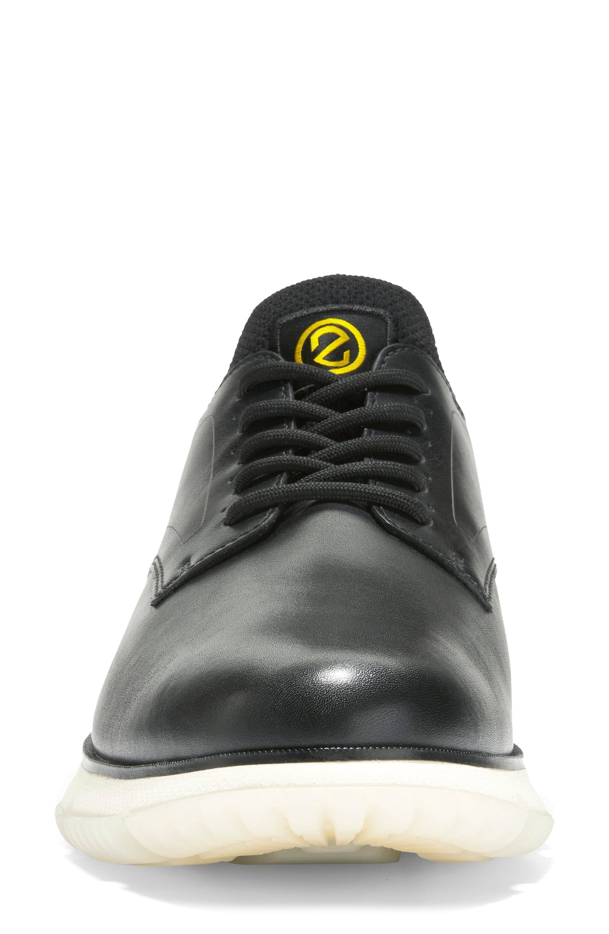 Black Plain Toe Derby Shoes L903