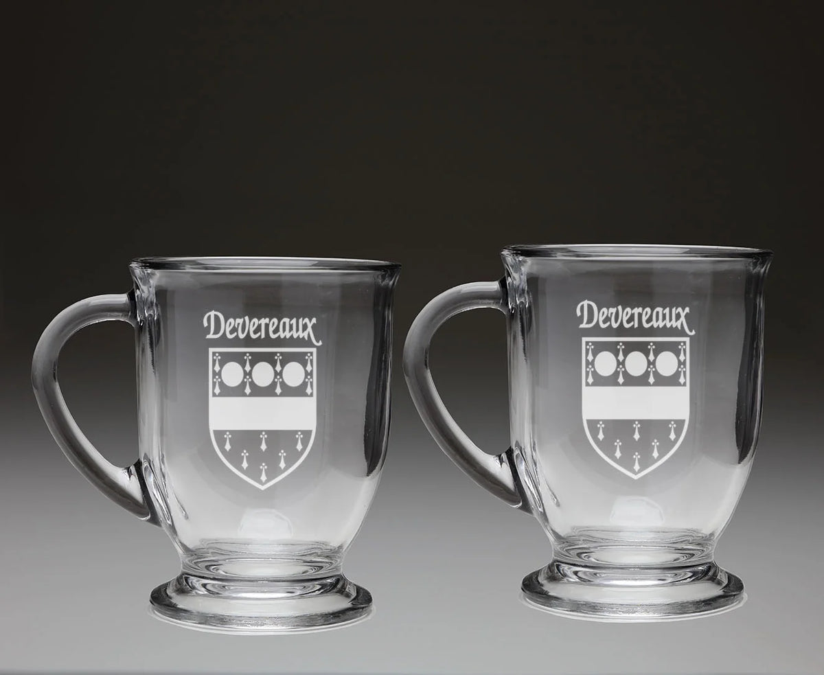 Glass Coffee Mugs Set of 2 Y651110
