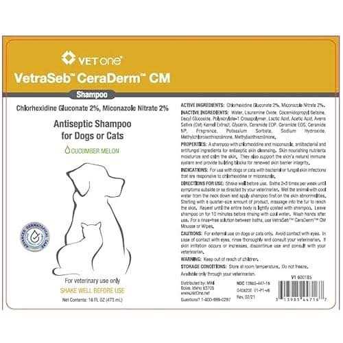 Antiseptic Shampoo for Dogs or Cats P684362