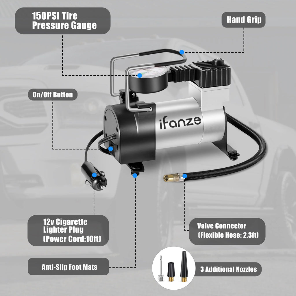 Portable Air Compressor Tire Inflator 12V T998805