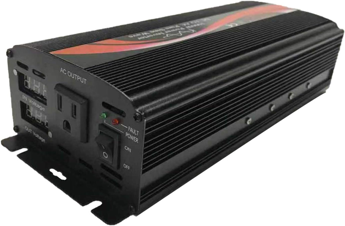 1000W Pure Sine Wave Car Power Inverter 12V DC to 110V AC Y29069