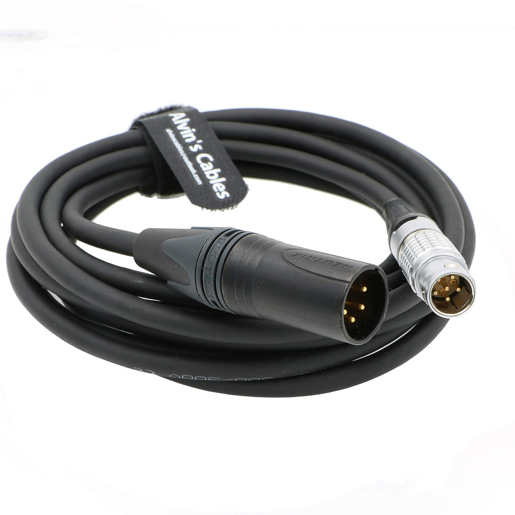 XLR 4 Pin Male to 6 Pin Male Cable Pack of 2 K227