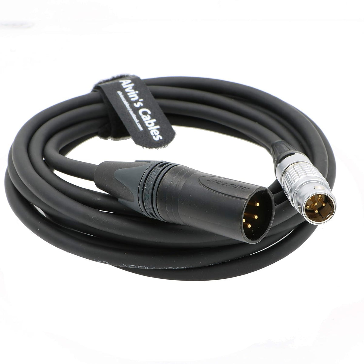XLR 4 Pin Male to 6 Pin Male Cable Pack of 2 K227