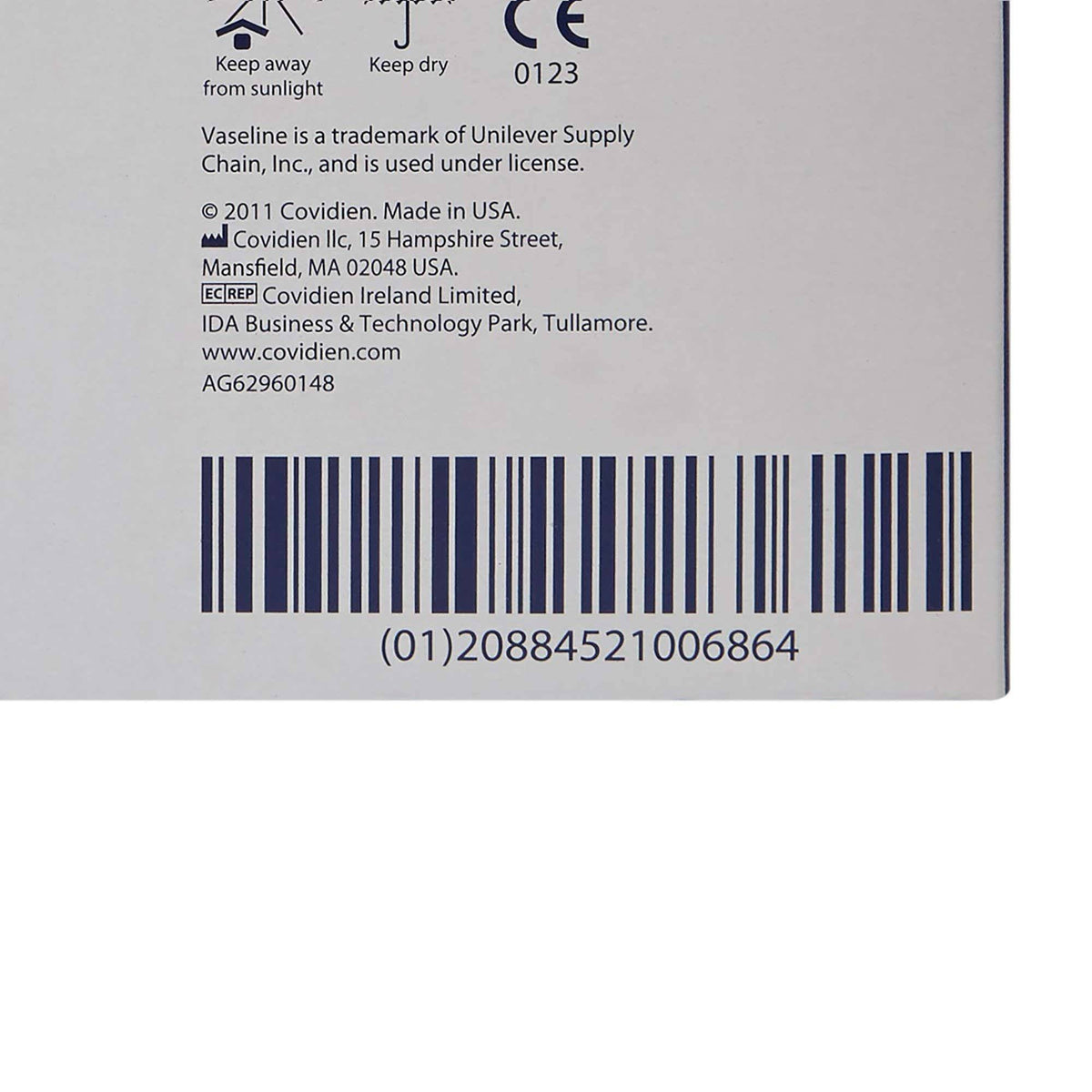 Sterile Petroleum Jelly 5 Gram Case of 576 A9760