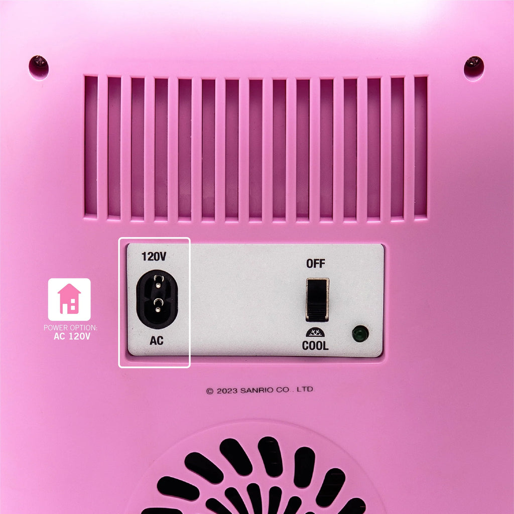 Pink Mini Fridge 7L with Light Up Mirror H88460