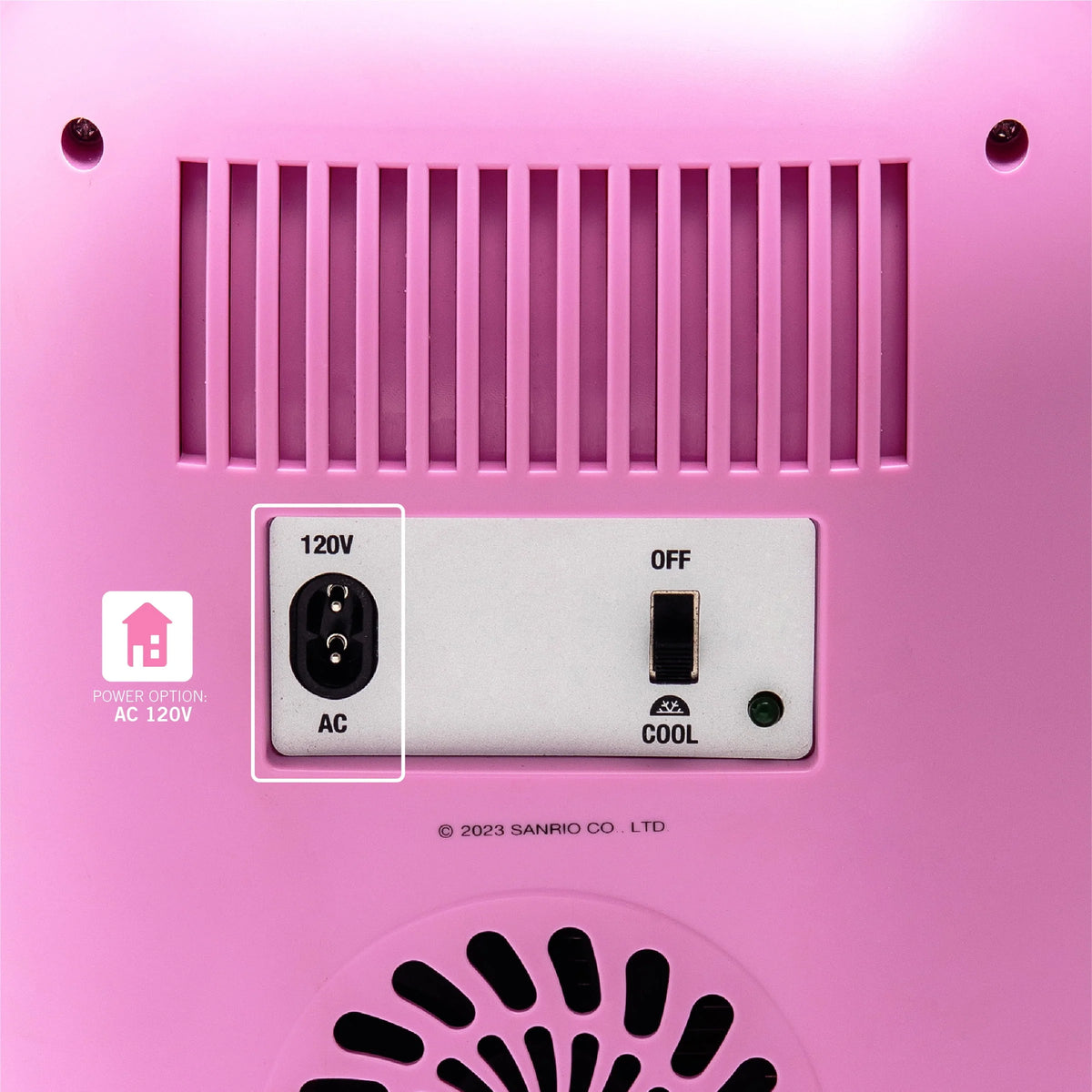 Pink Mini Fridge 7L with Light Up Mirror H88460