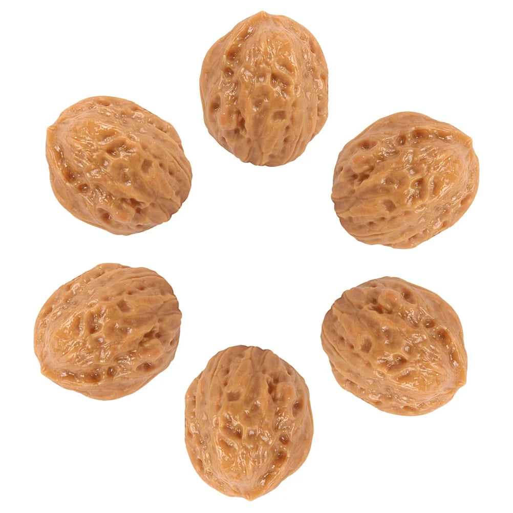 Faux Walnut Photo Prop 12 Pcs Miniature Doll House Artificial Home Decor Ornament C788223