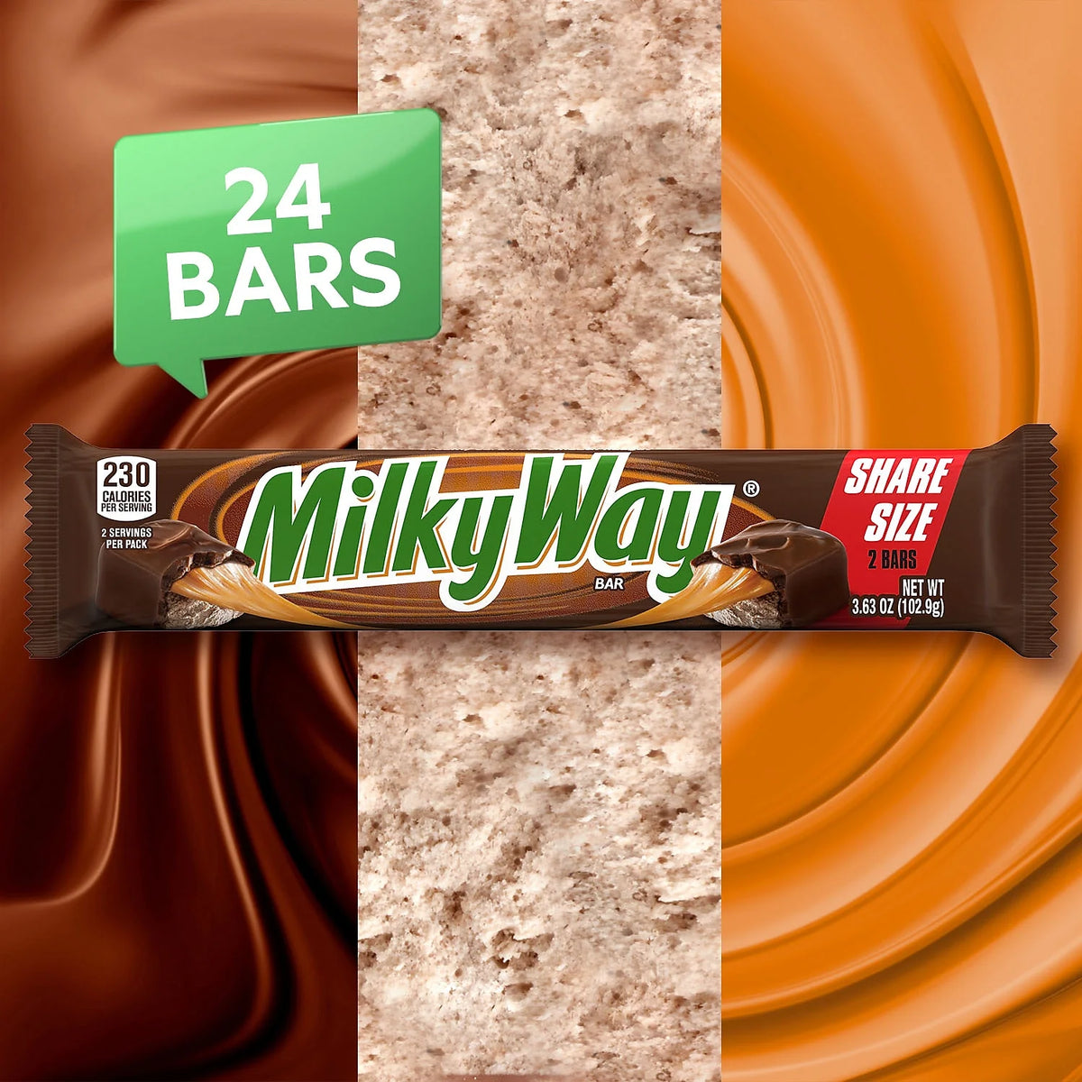 Milk Chocolate Candy Bar 3.63 oz Pack of 24 N866257