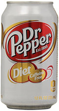 12 Fl oz Caffeine Free Diet Dr Pepper (pack of 12) Z8045