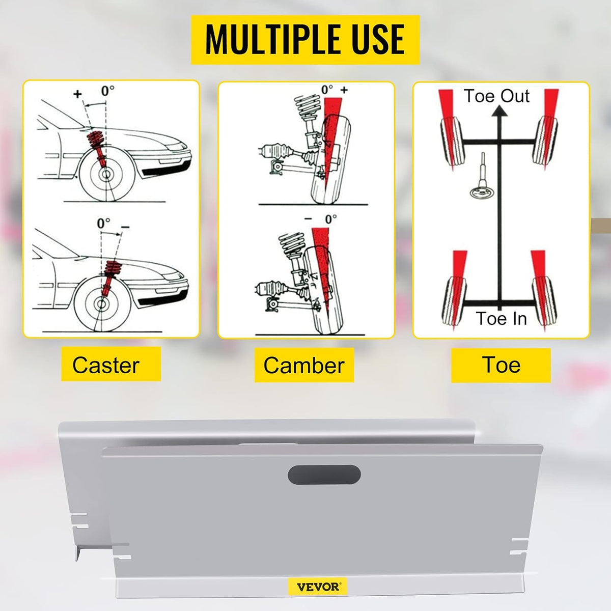 Aluminum Alloy Toe Plates Wheel Alignment Tool E3901