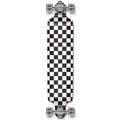 Checker White Drop Down Longboard Complete S234