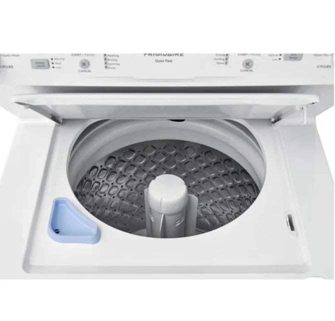 White Electric 4.5 Cu. Ft. Washer and 5.5 Cu. Ft. Dryer Laundry Centre U45126