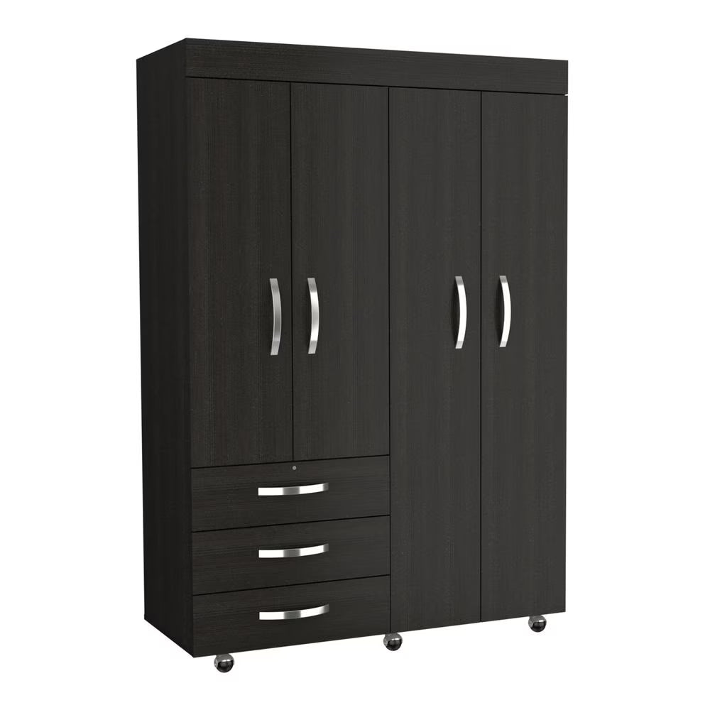 Black Mobile Armoire K8820