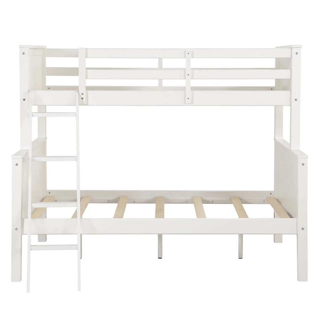 Twin-Over-Full Wood Bunk Bed J7739