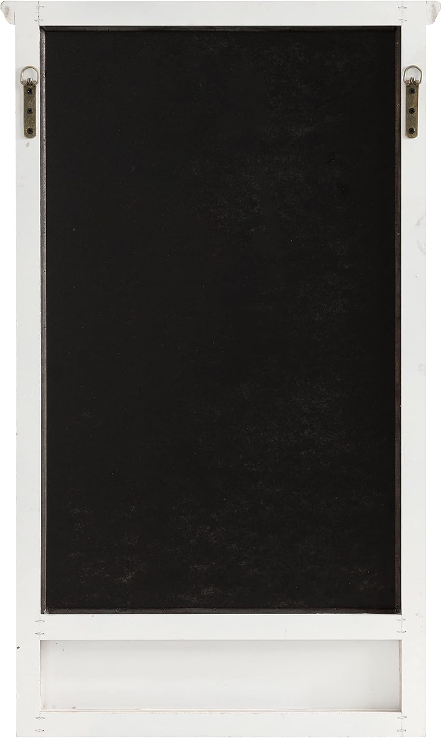 Traditional Arched Mirror with Shelf, 21 x 36, White E5386