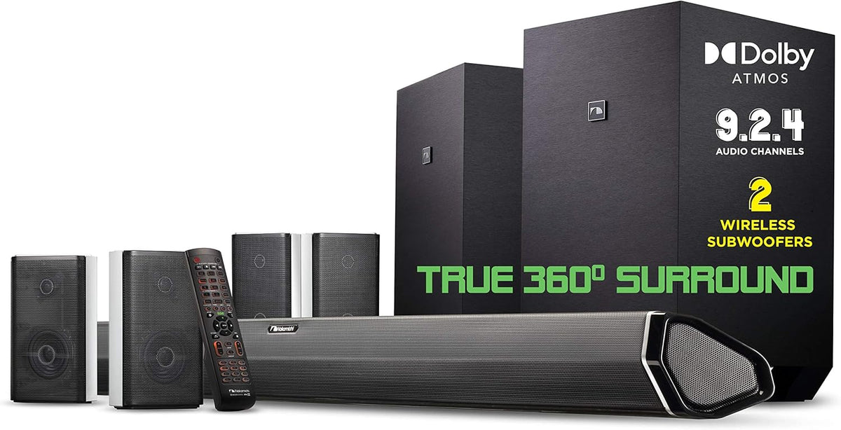 7.1.4 Channel 600W Soundbar with 8" Wireless Subwoofer and 2 Rear Surround Speakers Z72513