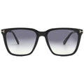 Smoke Gradient Square Sunglasses E95831