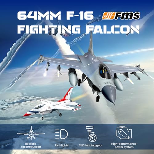 64mm EDF Jet Remote Control Airplane Battlefield Gray PNP R148885