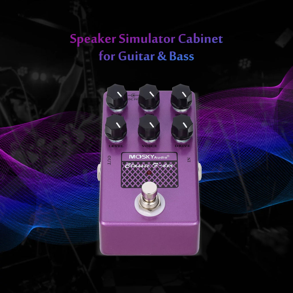 Speaker Simulator Pedal with Built in Speaker Simulation F849