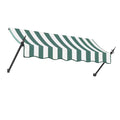 Forest/White Stripe Acrylic Fixed Awning Z348011