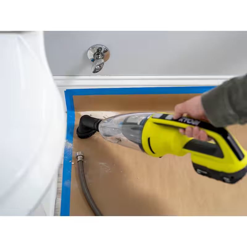 18V Cordless Wet/Dry Hand Vacuum Kit with Battery and Charger F31448
