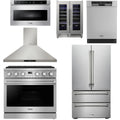 36 Gas Range, Range Hood, Refrigerator, Dishwasher, Microwave and Wine Cooler I32213
