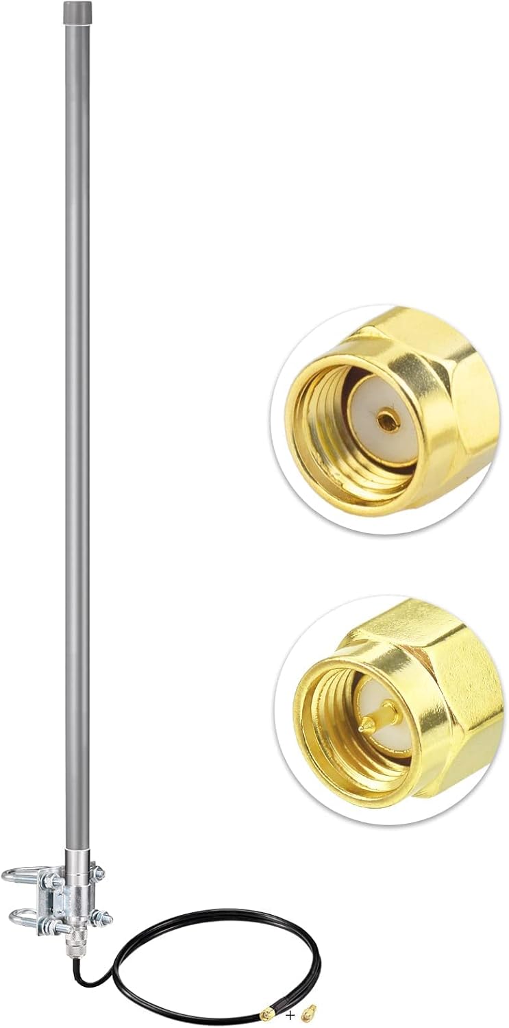 31.5inch 5.8 dBi Omni Fiberglass LoraWan Antenna Pack of 2 G532857