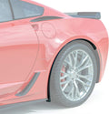 Painted Carbon Flash Black Rear Quarter Extensions W66445