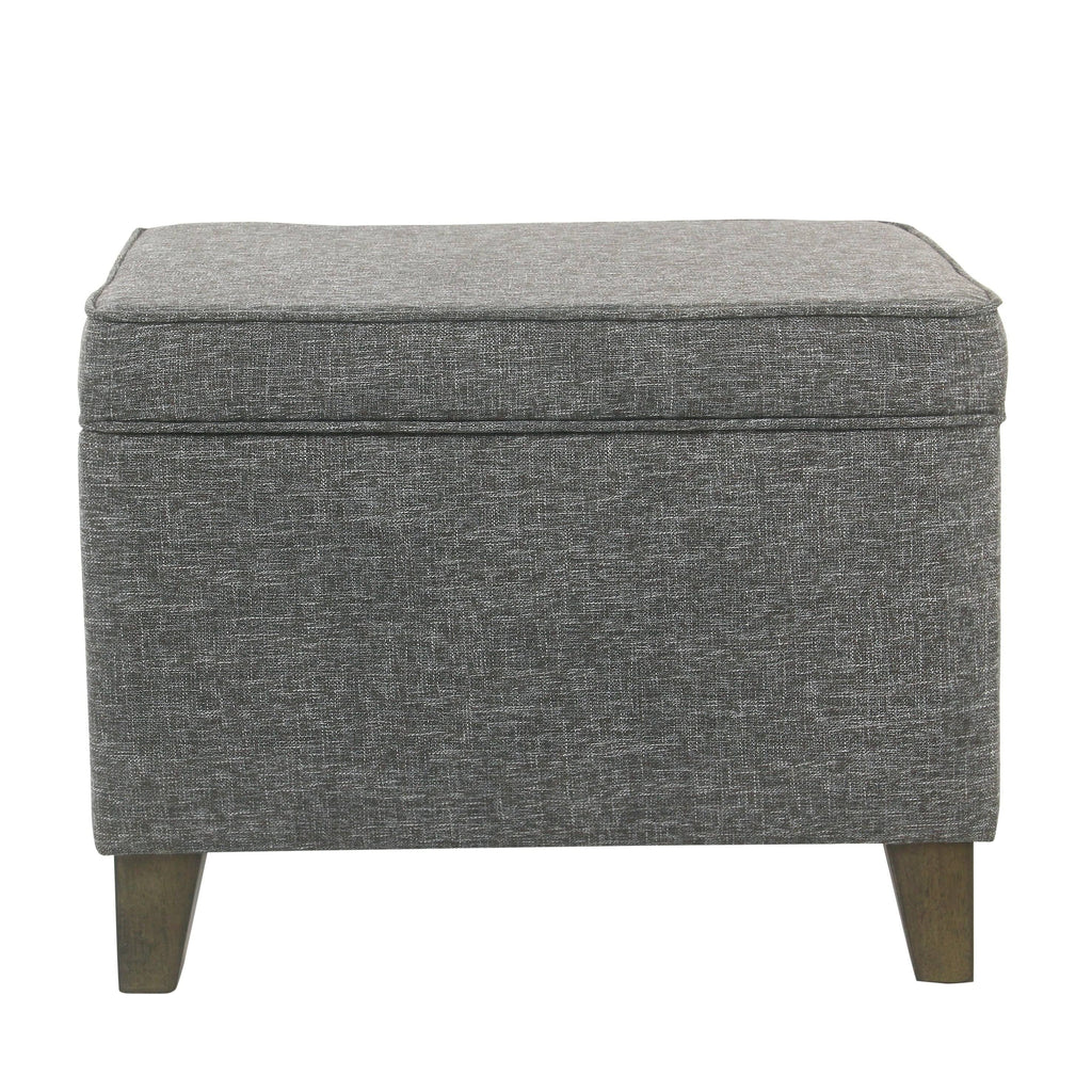 Slate Grey Medium Storage Ottoman J702