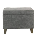 Slate Grey Medium Storage Ottoman J702