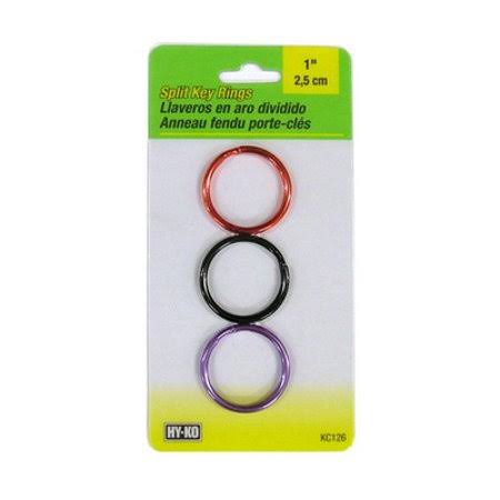 Key Rings Color Split 1in (Case of 5) F6846