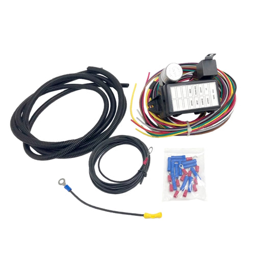10 Circuit 8 Fuses Basic Wire Harness Fuse Box 12V Z931