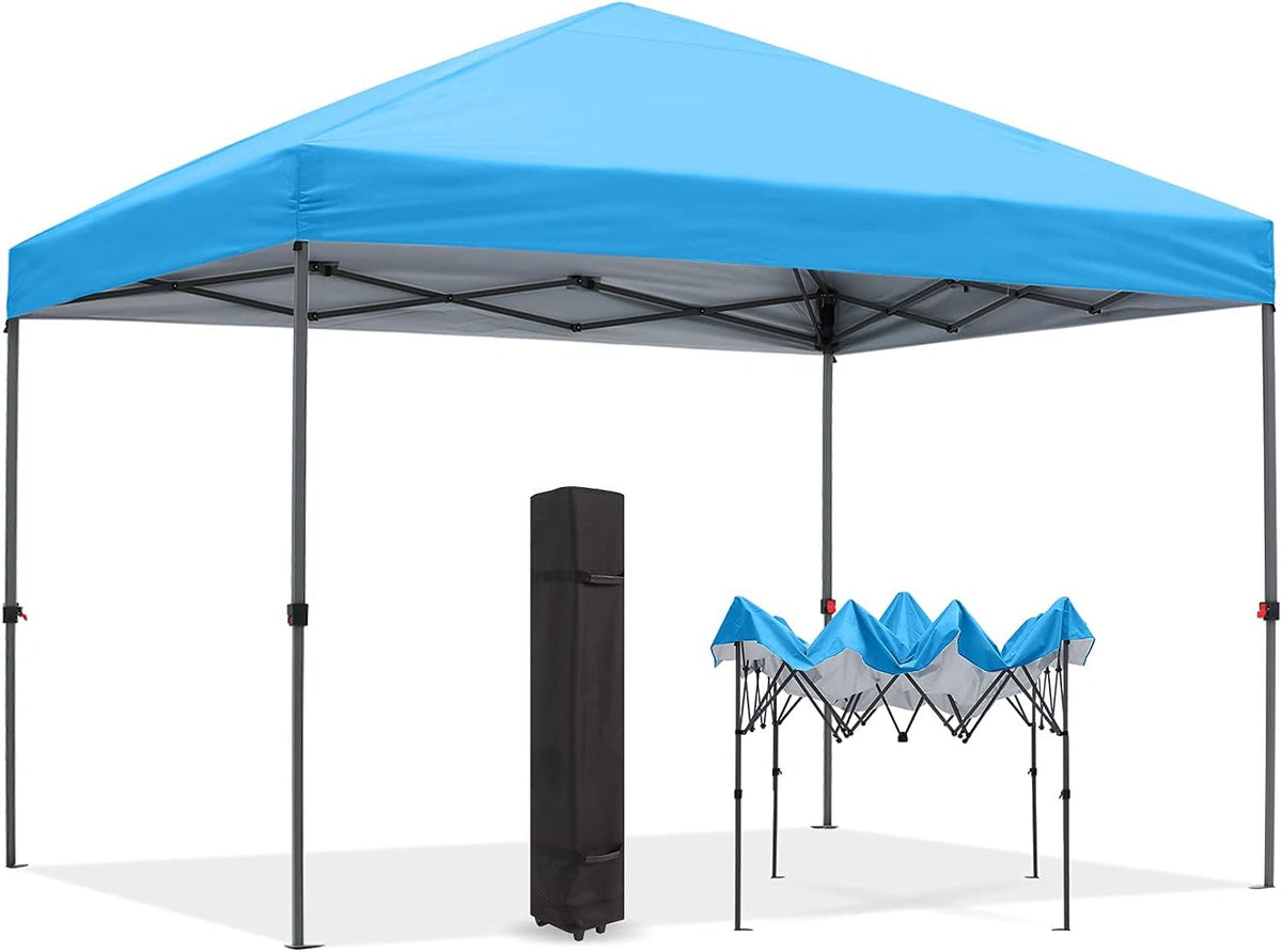 10x10FT Pop Up Canopy Tent with Wheeled Carrying Bag X554967