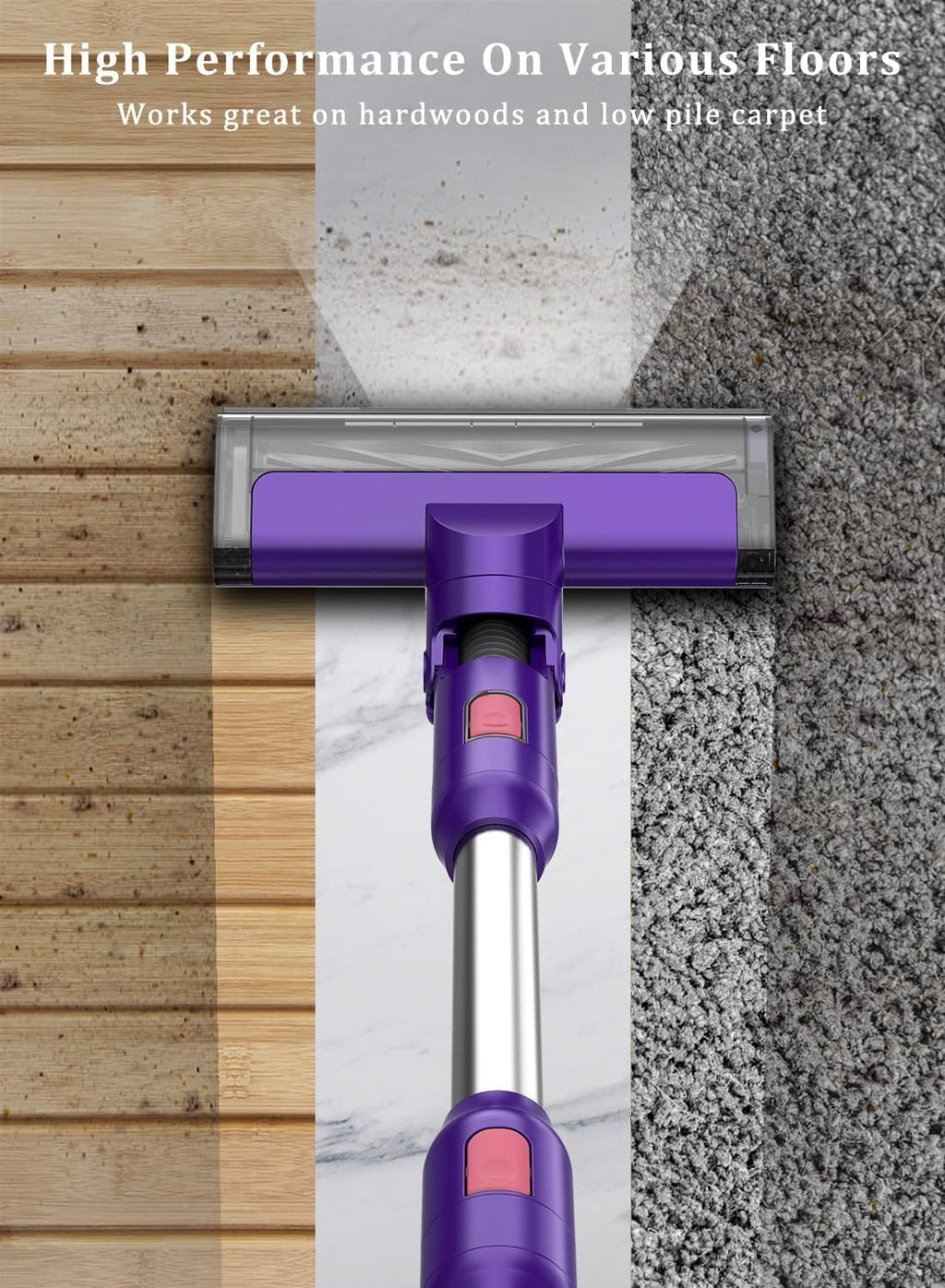 Cordless Stick Vacuum Cleaner with Detachable Battery U87313