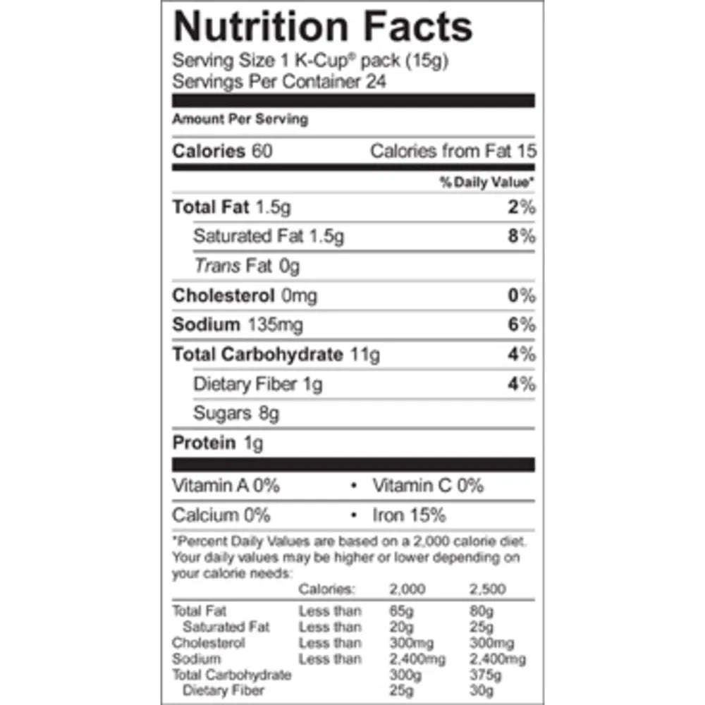 24 Count Dark Chocolate Hot Cocoa K-Cup Pod R1212