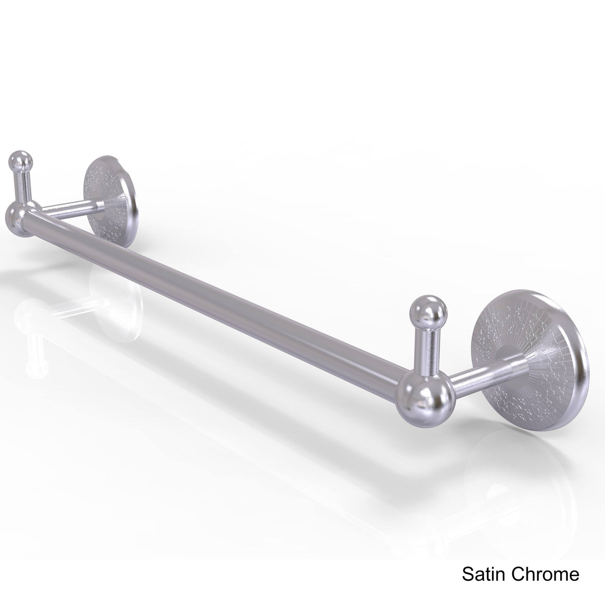 30 inch Polished Brass Towel Bar with Integrated Hooks U29358