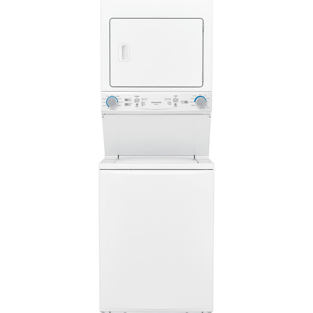White Electric 4.5 Cu. Ft. Washer and 5.5 Cu. Ft. Dryer Laundry Centre U45126