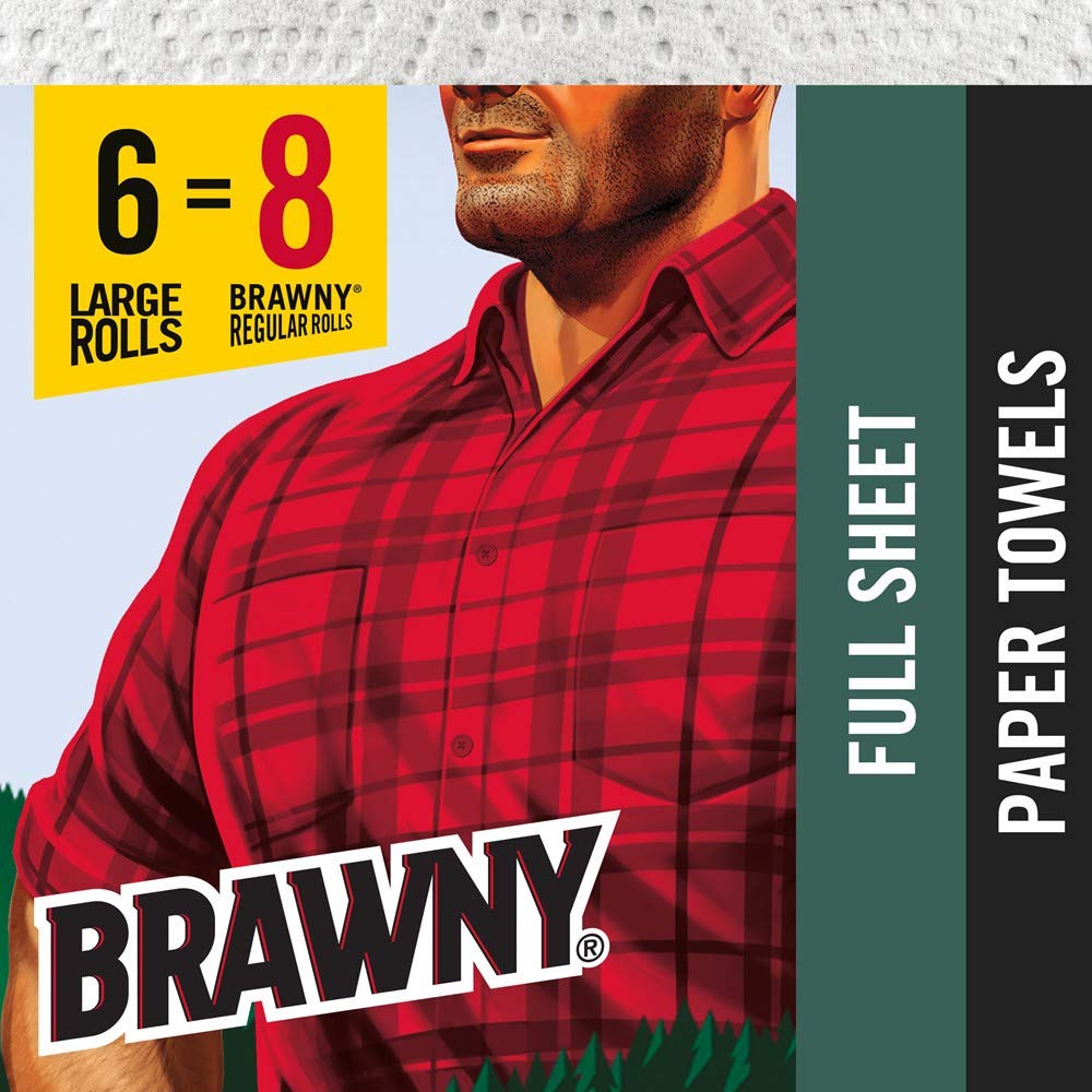 6 Large Rolls Full Sheet Paper Towels L925580