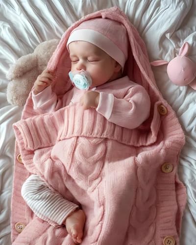 18 Inch Soft Body Realistic Reborn Baby Doll with Clothes and Toy Accessories A384020