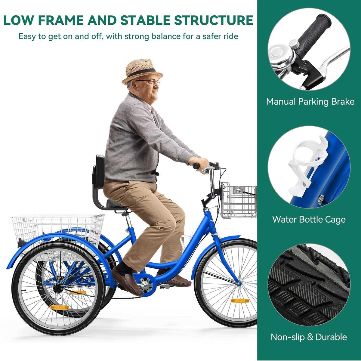 26 Adult Tricycle 3 Wheel Bike L3221